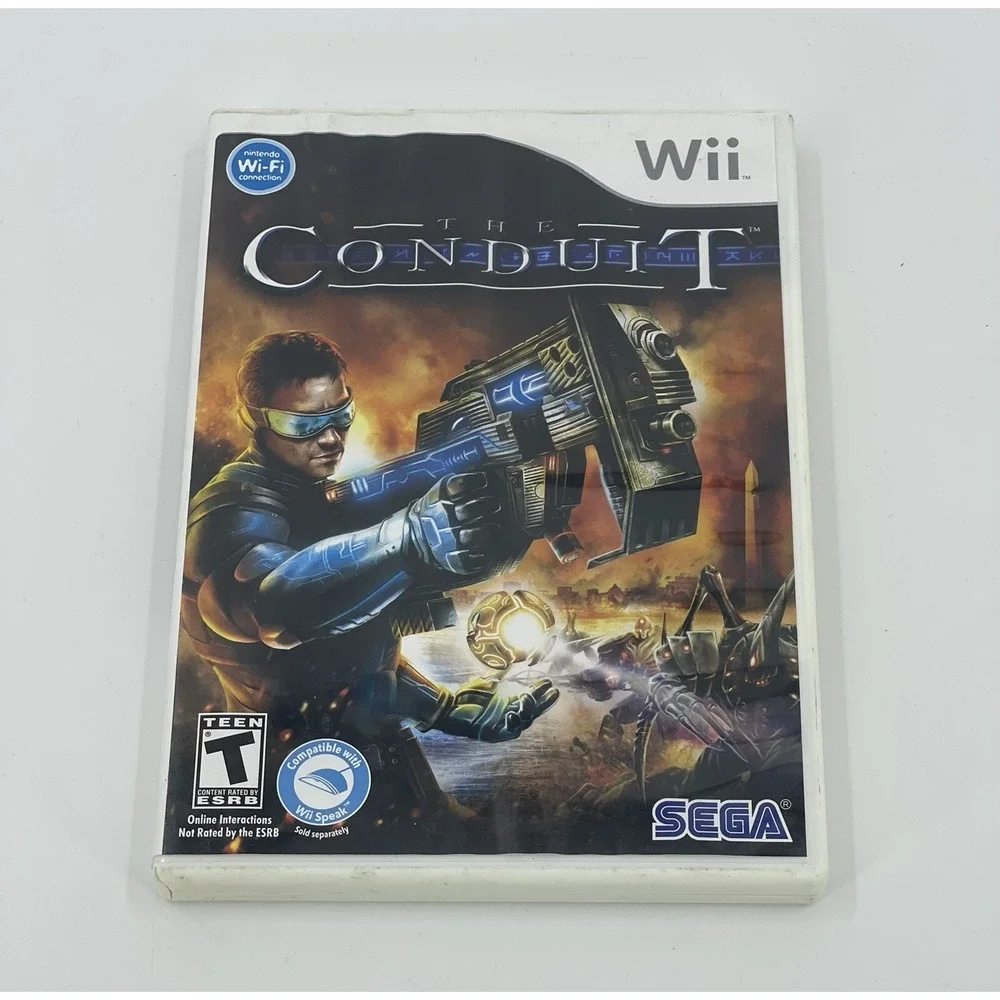 The Conduit Nintendo Wii Sega Shooter Game 2008 Complete with Manual Booklet‎